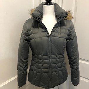 Calvin Klein Winter Down Grey Coat Size XS